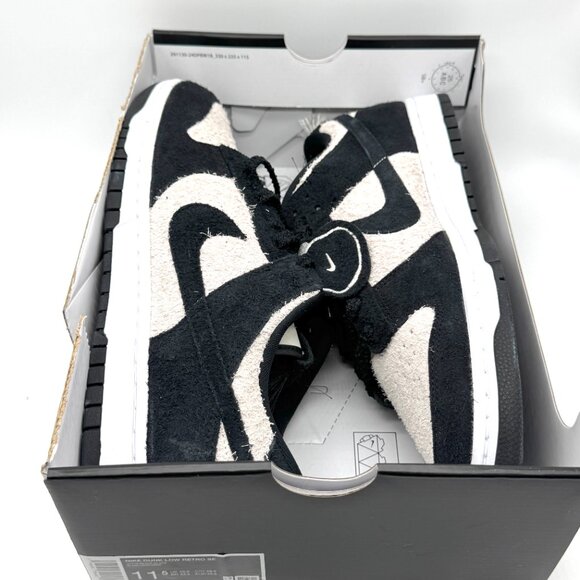 Nike Mens Dunk Low Retro Panda-Monium Black White Shoes Sz 11.5 New IB2990-100 main image 6